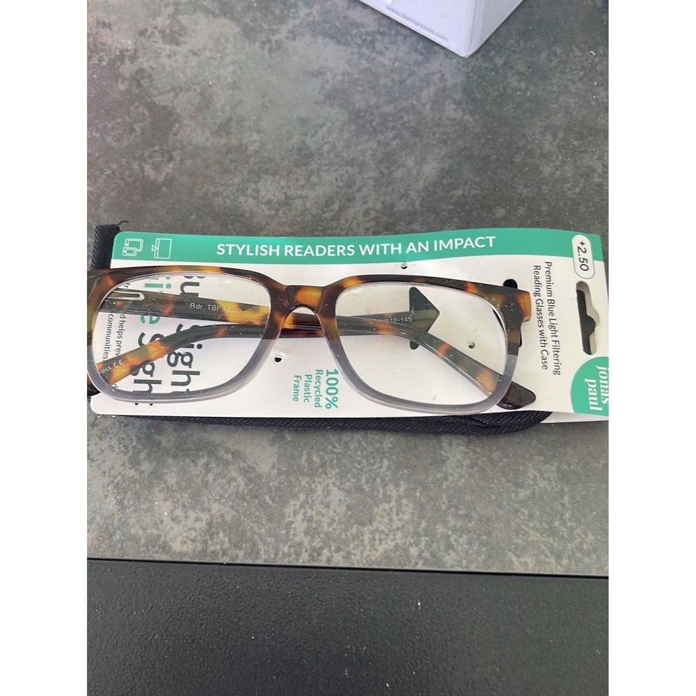 Jonas Paul Eyewear Blue Light Glasses Magnifying Acrylic +2.50
